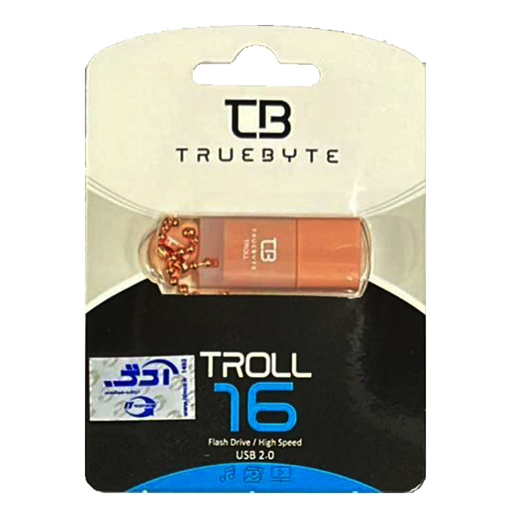 فلش TRUEBYTE TROLL 16G گارانتی مادام العمر