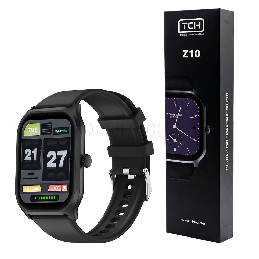 ساعت هوشمند تی سی اچ مدل TCH Z10 Smart Watch 51MM مشکی