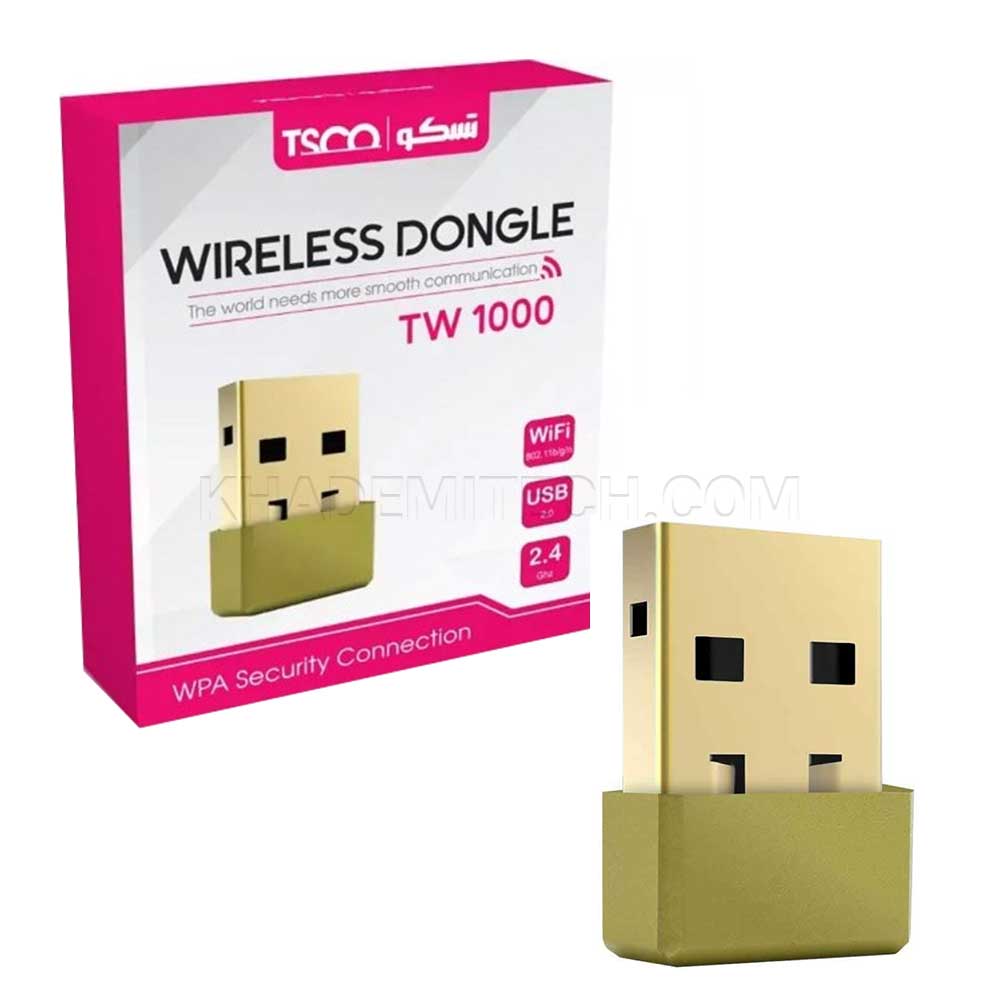 کارت شبکه بی سیم تسکو مدل TSCO TW1000 WIFI
