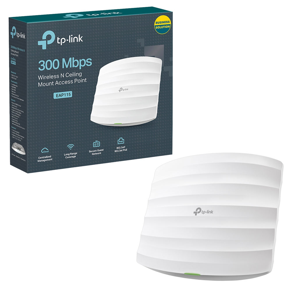 اکسس پوینت تی پی لینک مدل TP-LINK EAP115 300Mbps Wireless N Ceiling Mount
