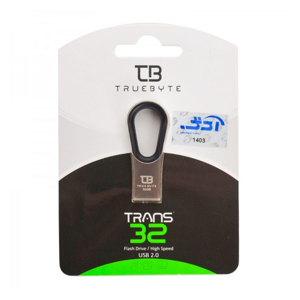 فلش تروبایت مدل TRUEBYTE TRANS 32G گارانتی مادام العمر