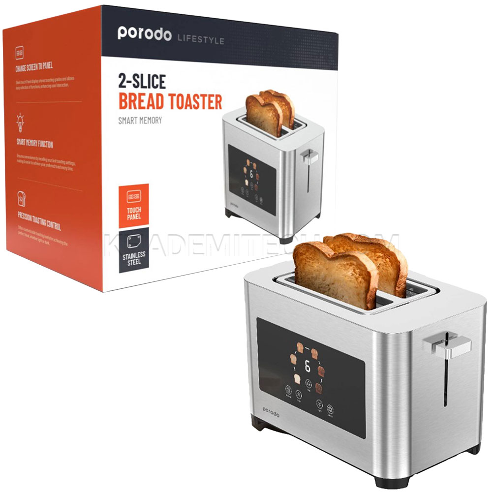 توستر نان هوشمند پورودو مدل PORODO 2-SLICE PD-LFST001-SL
