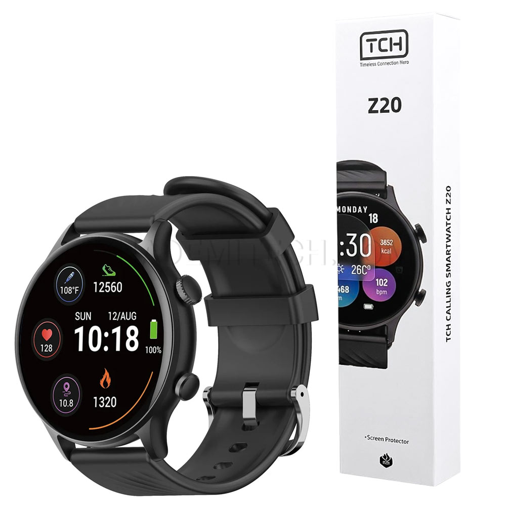 ساعت هوشمند تی سی اچ مدل TCH Z20 Smart Watch 45MM مشکی