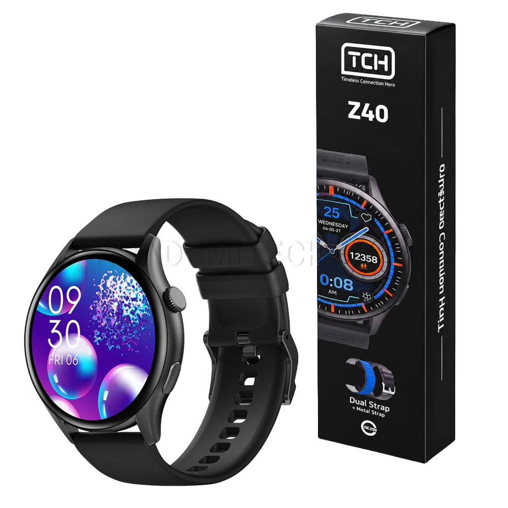 ساعت هوشمند تی سی اچ مدل TCH Z40 Smart Watch 45MM مشکی