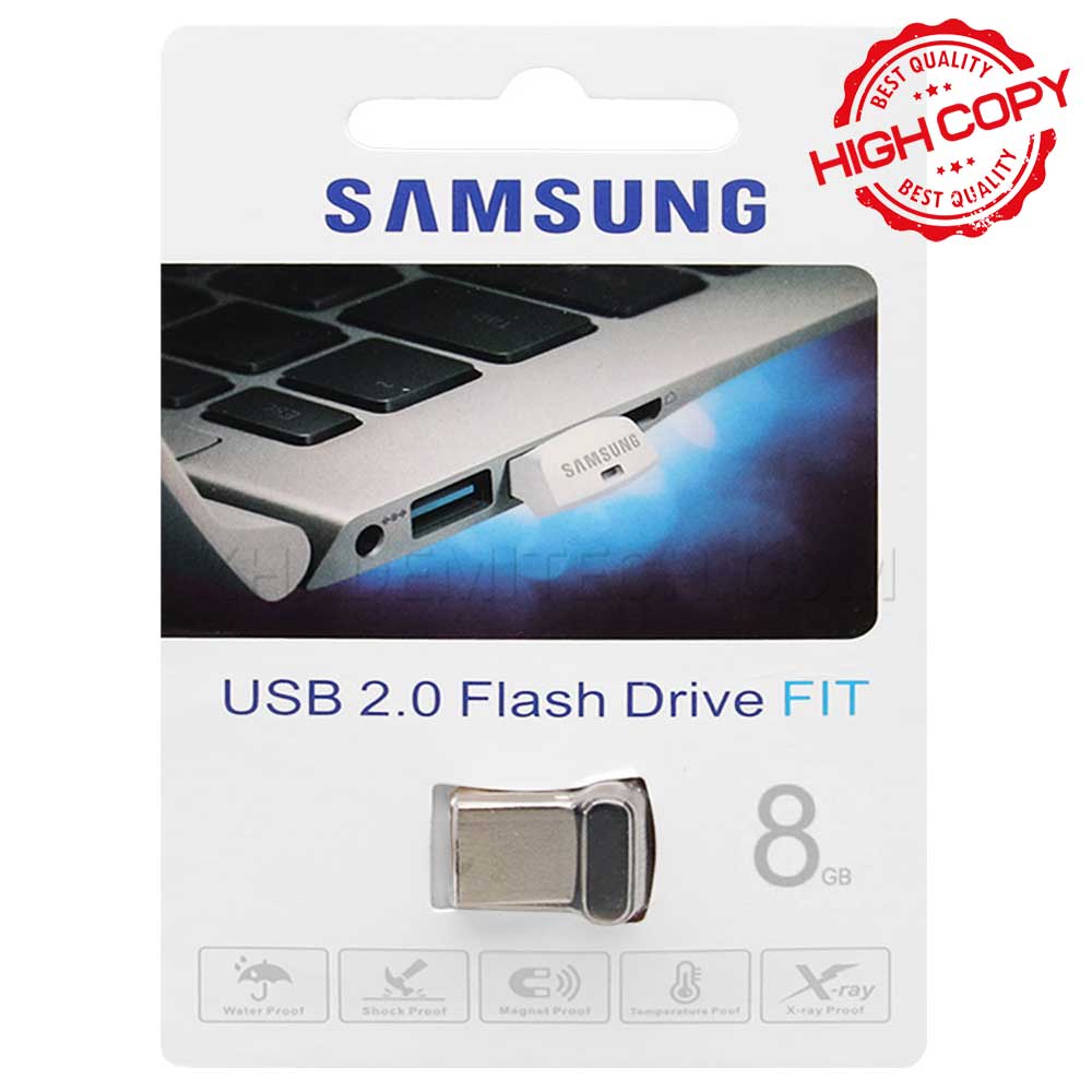 فلش سامسونگ مدل SAMSUNG FIT 8GBگارانتی مادام العمر