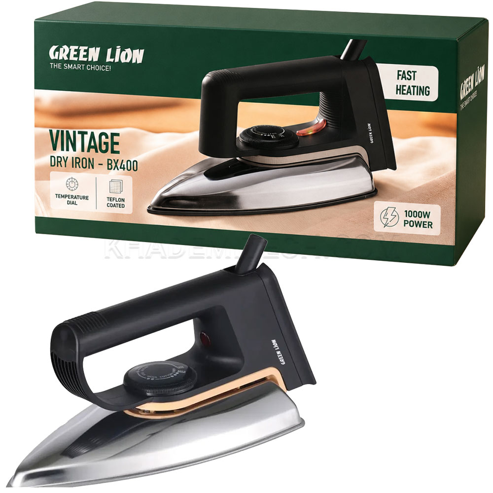 اتو خشک گرین لاین مدل GREENLION VINTAGE GNVNTGIRNBK 1000W