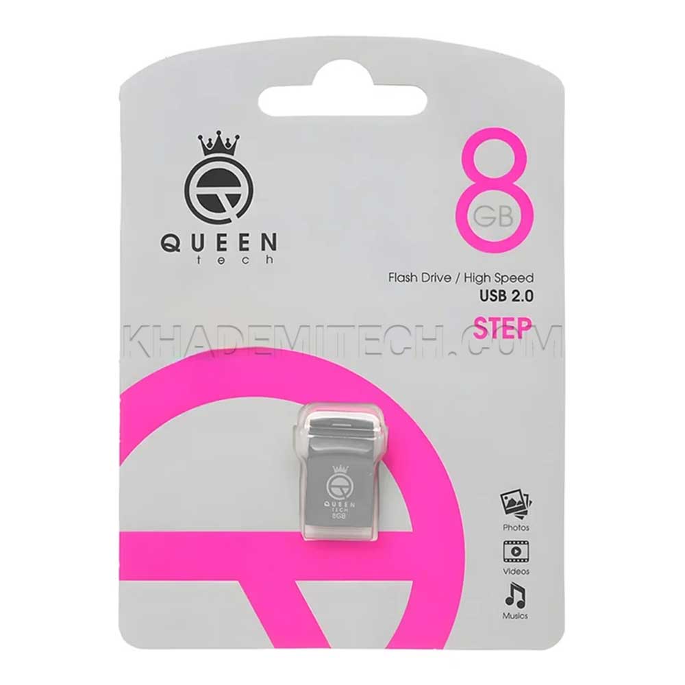 فلش QUEENTECH STEP 8G گارانتی مادام العمر