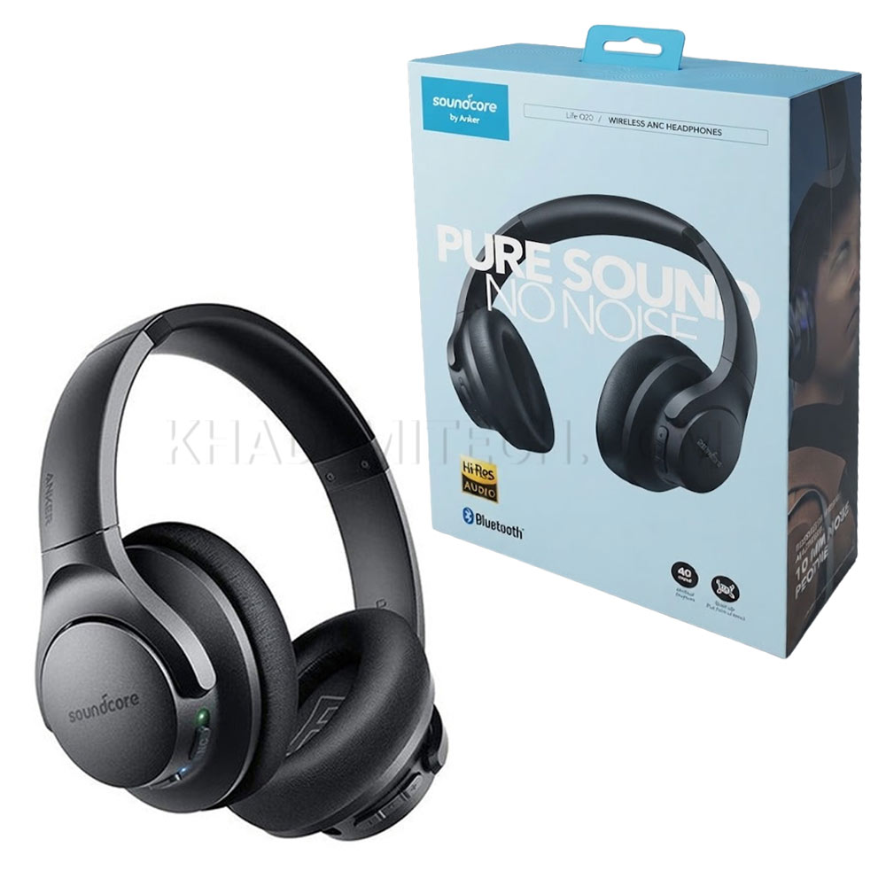 هدست بی سیم انکر مدل ANKER Soundcore A3025H11 Q20 مشکی