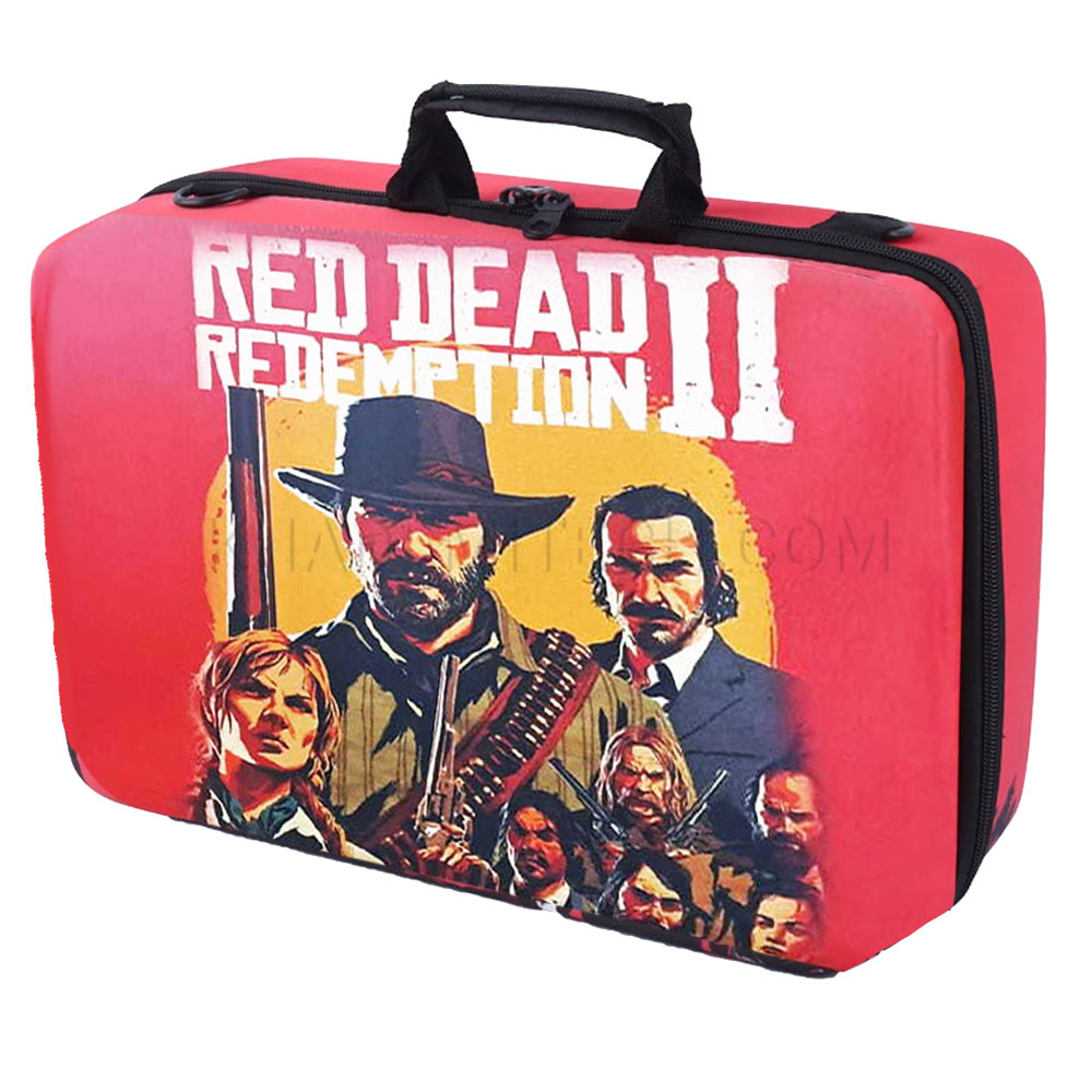 کیف کنسول بازی PS5 Slim طرح Red Dead Redemption
