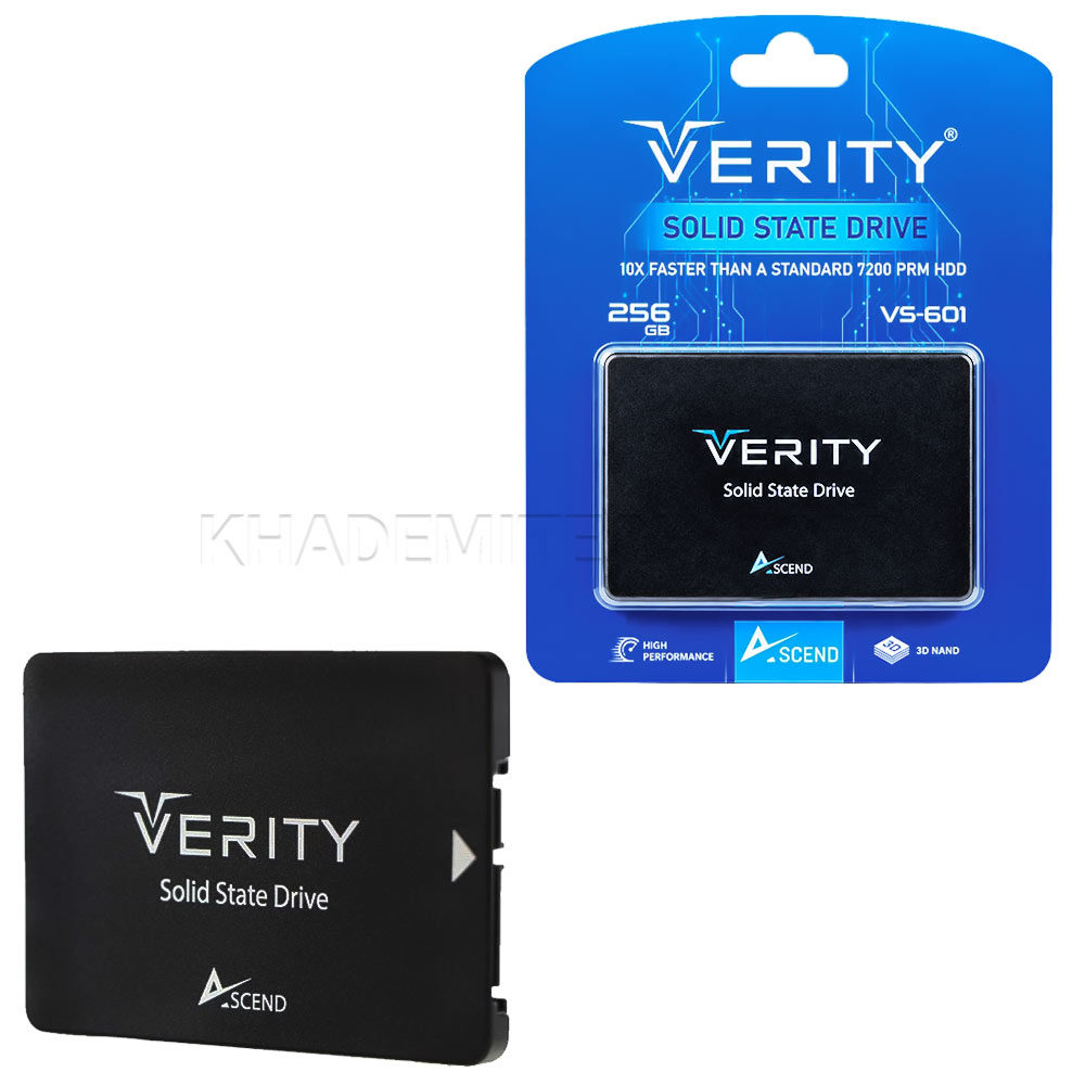 هارد SSD اینترنال وریتی مدل VERITY ASCEND VS-601 256GB