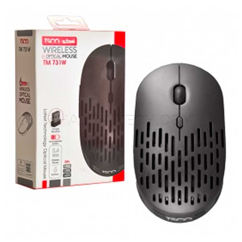 ماوس بی سیم تسکو مدل TSCO TM731W مشکی