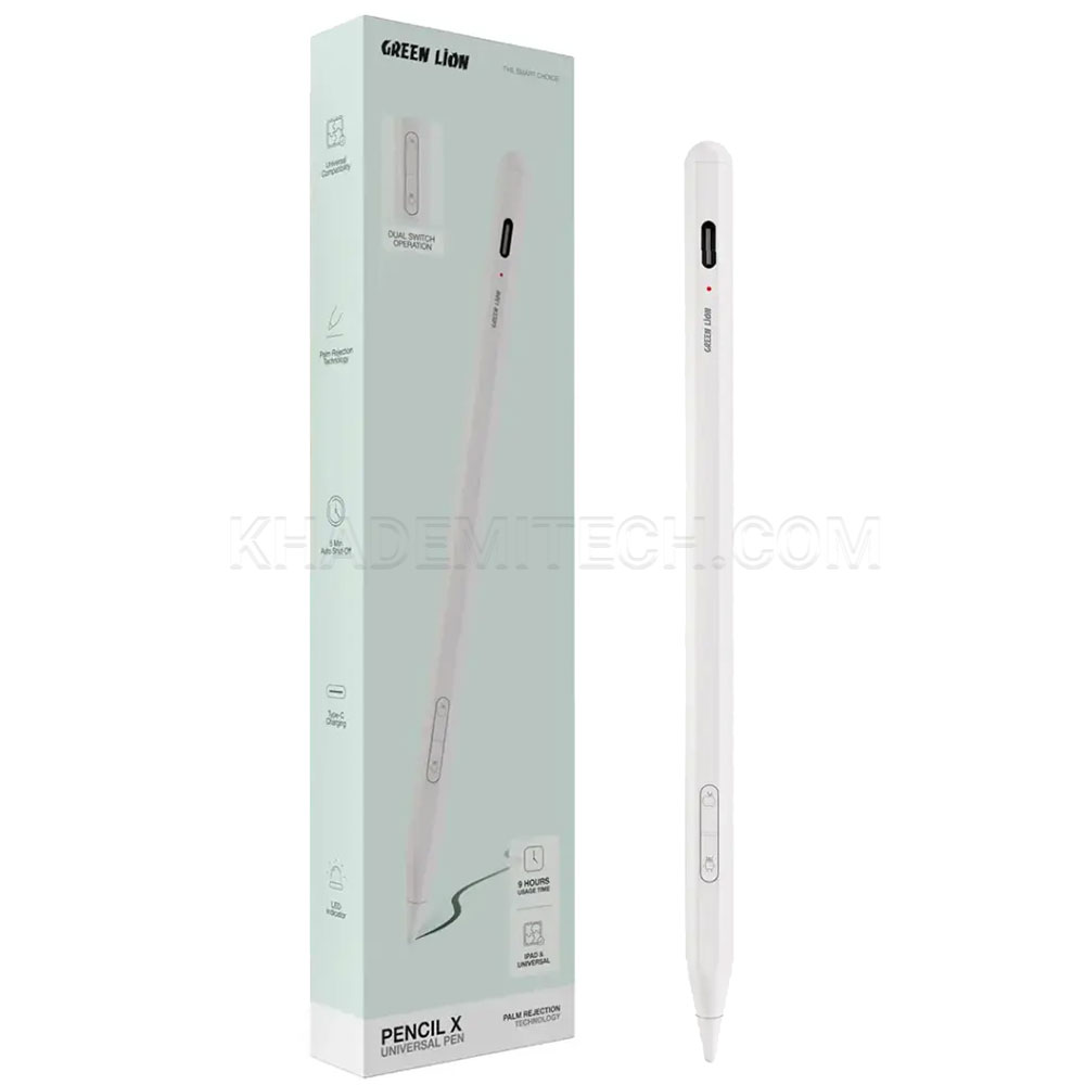 قلم لمسی هوشمند گرین لاین مدل GREENLION Pencil-X
