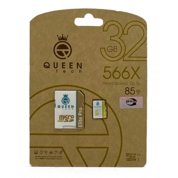 رم میکرو QUEENTECH U3 85MB 32G گارانتی مادام العمر