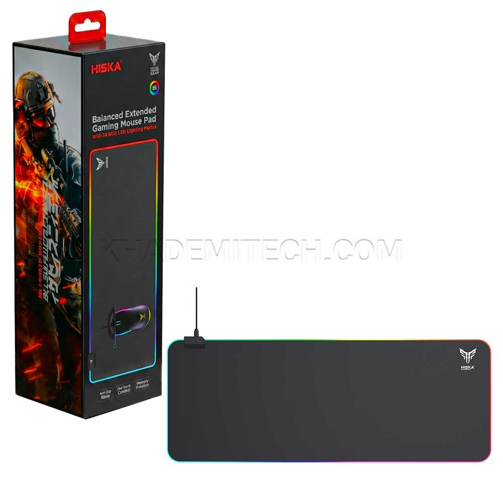 پد ماوس گیمینگ هیسکا مدل HISKA GAMING HR-60
