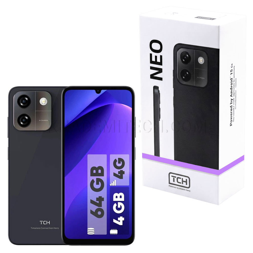 گوشی موبایل هوشمند تی سی اچ مدل TCH NEO 64GB RAM 4+4GB مشکی