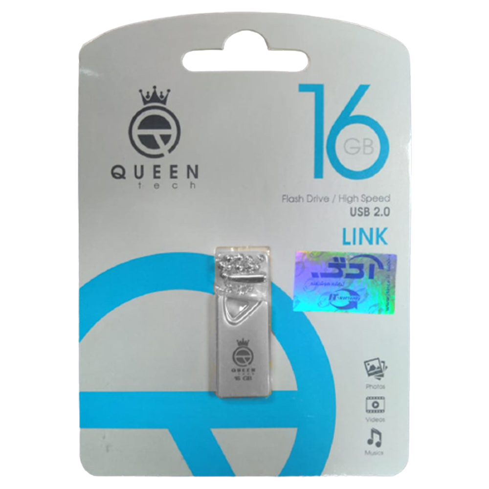فلش کوئین تک مدل QUEEN TECH LINK 16GBگارانتی مادام العمر