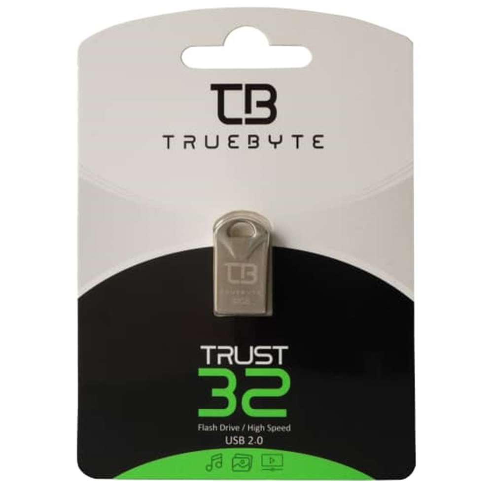 فلش تروبایت مدل TRUEBYTE TRUST 32G گارانتی مادام العمر