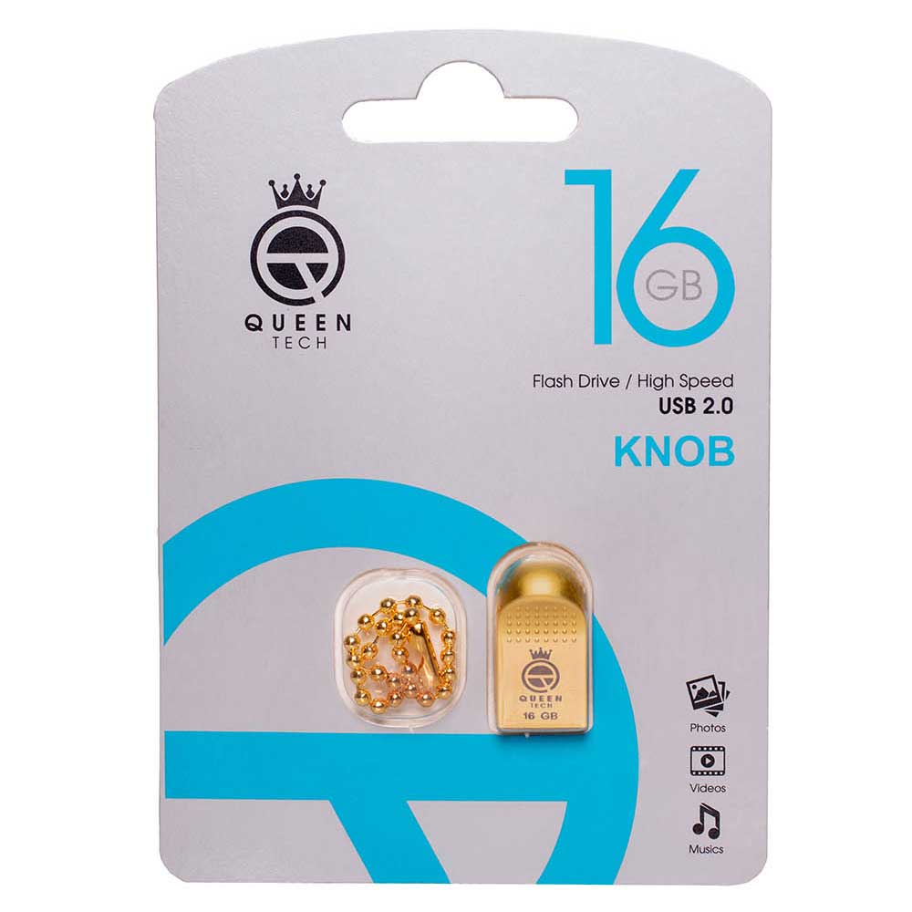 فلش QUEENTECH KNOB 16G گارانتی مادام العمر