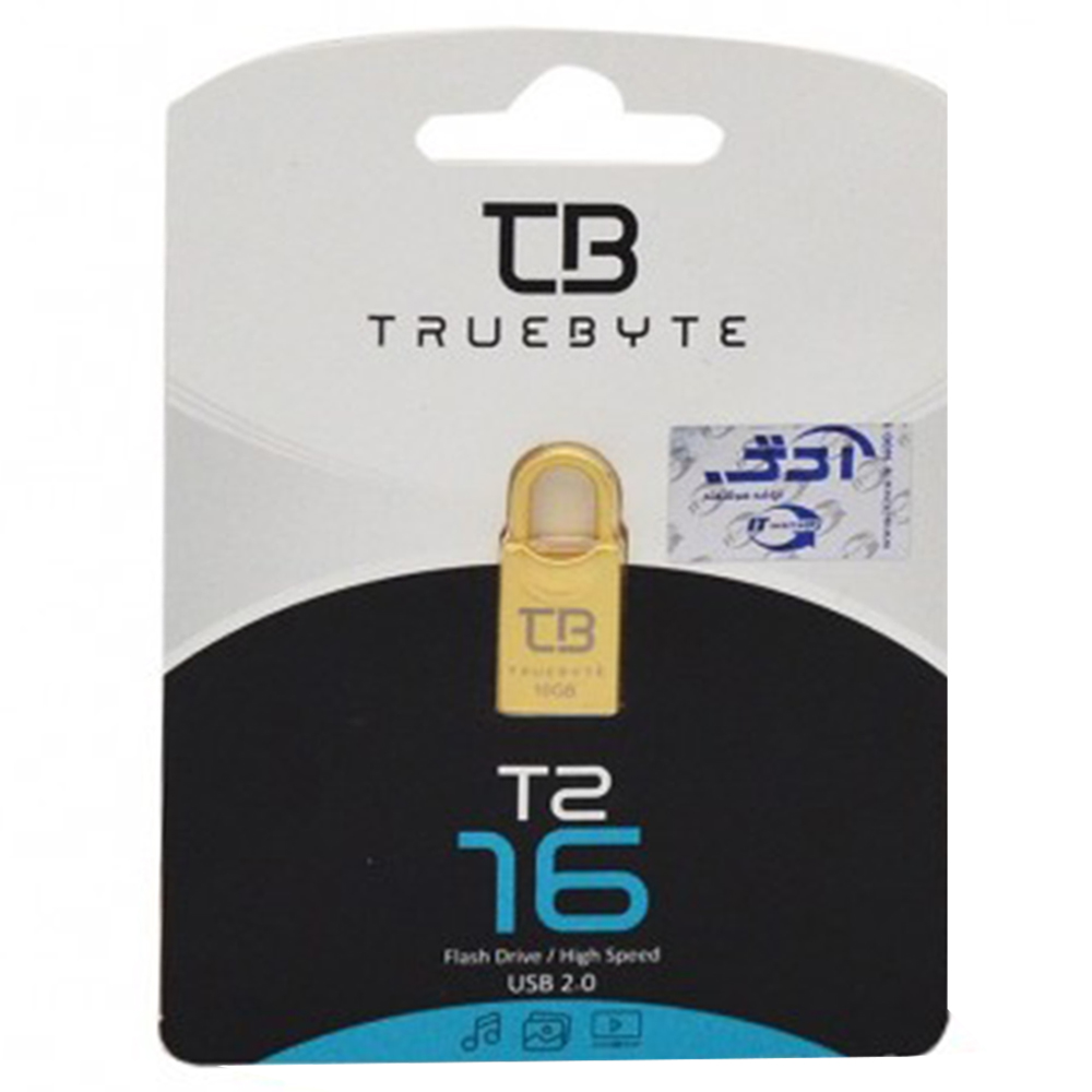 فلش تروبایت مدل TRUEBYTE T2 16GBگارانتی مادام العمر