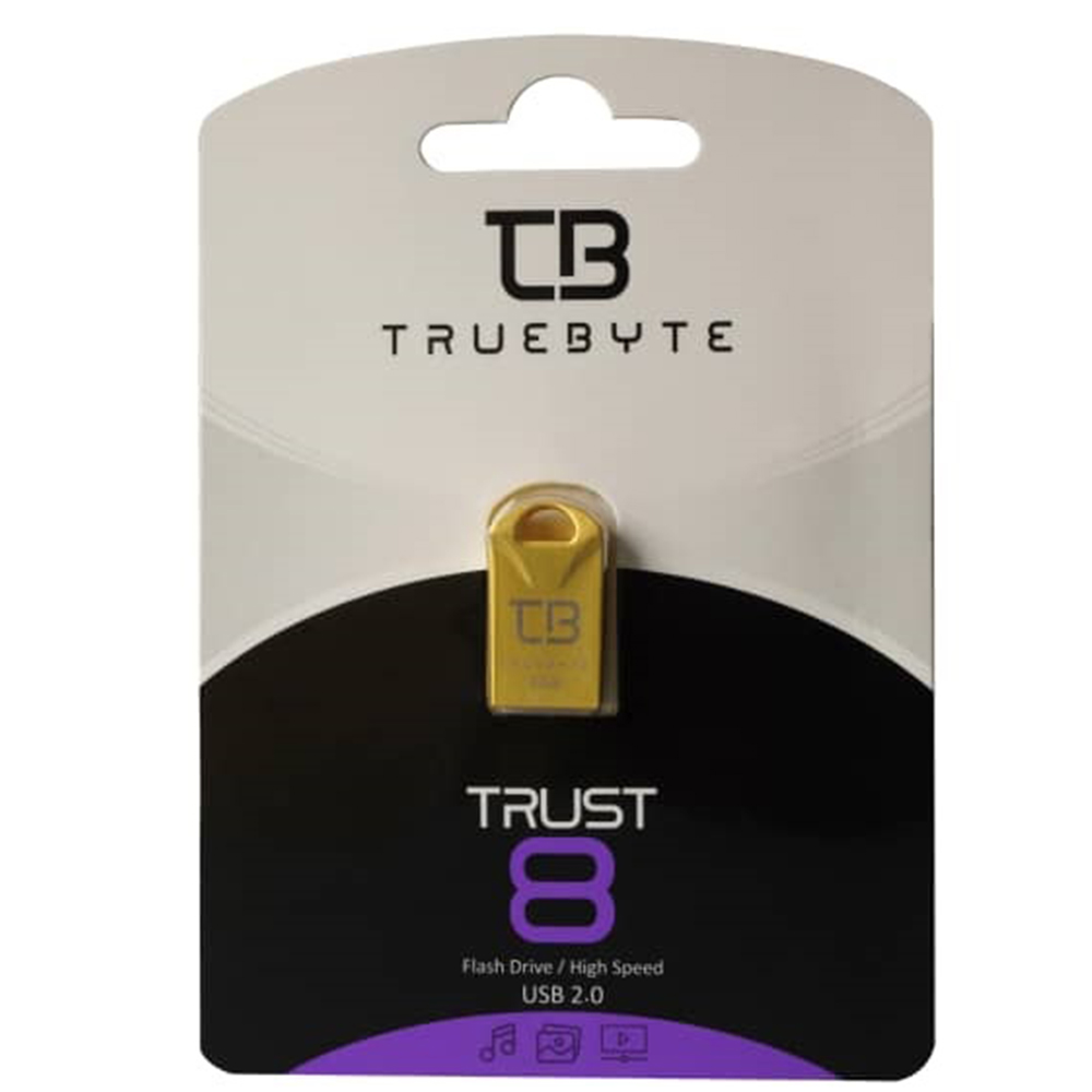 فلش TRUEBYTE TRUST 8G گارانتی مادام العمر