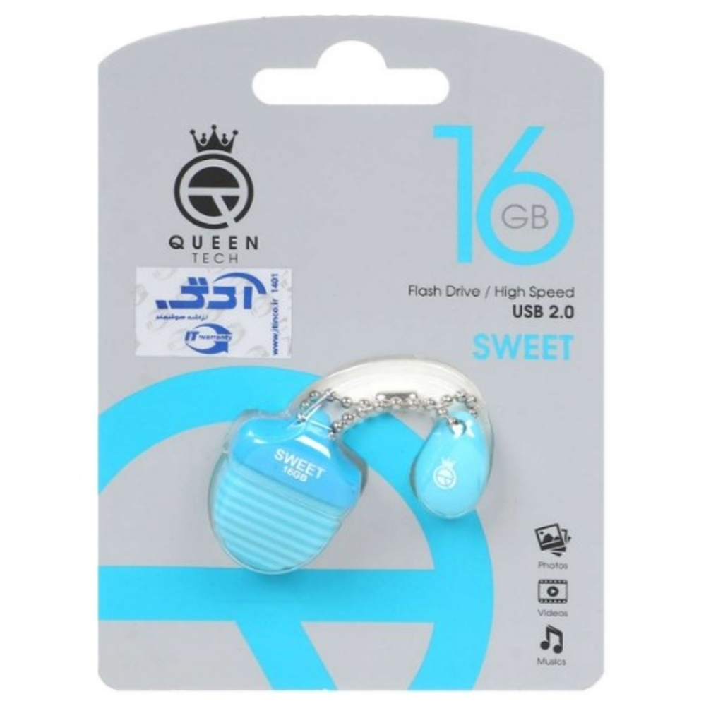فلش QUEENTECH SWEET 16G گارانتی مادام العمر