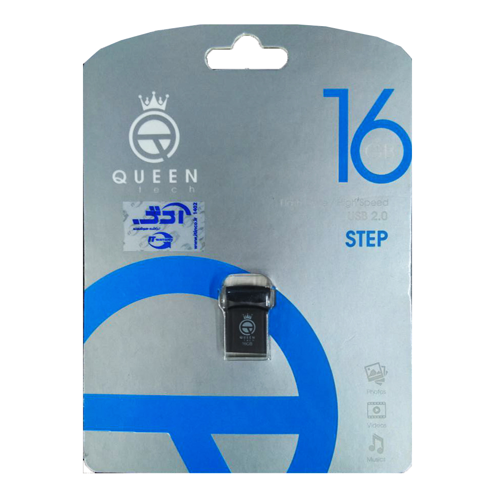 فلش QUEENTECH STEP 16G گارانتی مادام العمر