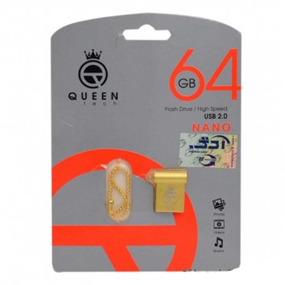 فلش QUEENTECH NANO 64G گارانتی مادام العمر