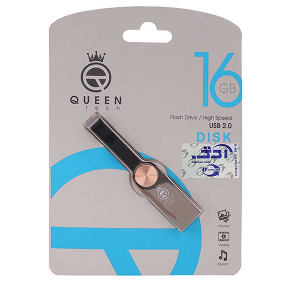 فلش کوئین تک مدل QUEEN TECH DISK 16GBگارانتی مادام العمر