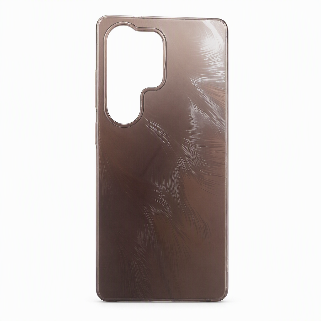 قاب سامسونگ مدل SAMSUNG S25 Ultra FEATHER قهوه ای