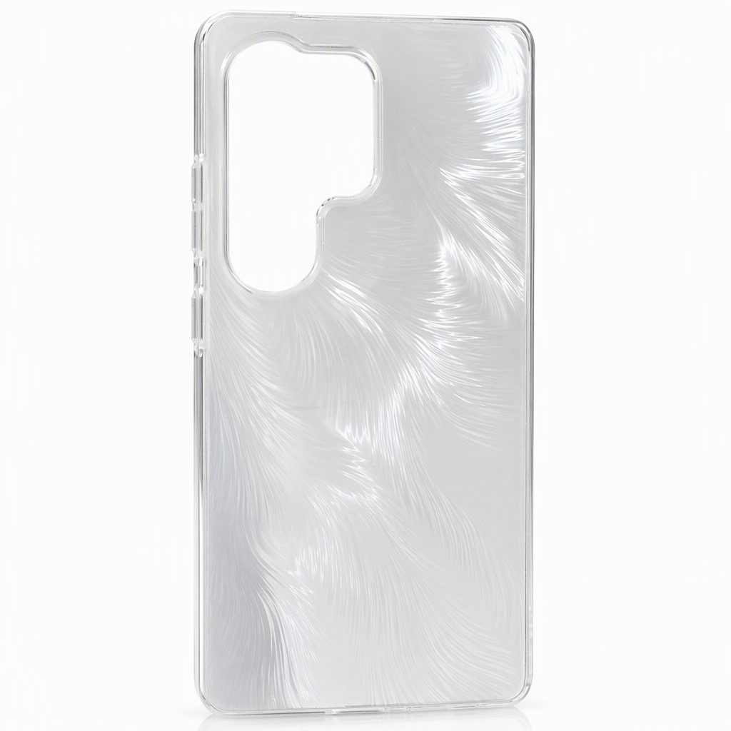 قاب سامسونگ مدل SAMSUNG S25 Ultra FEATHER نقره ای