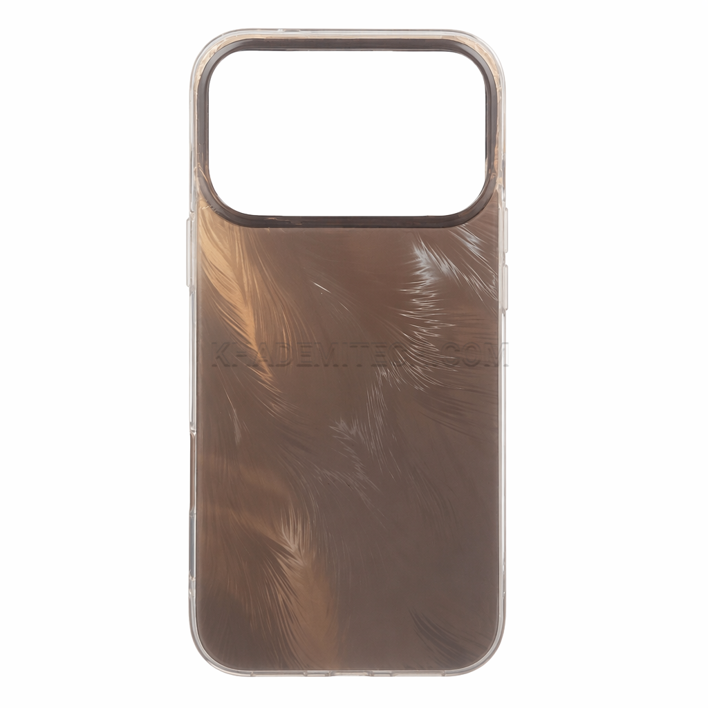 قاب آیفون مدل IPHONE 17 ProMax FEATHER قهوه ای
