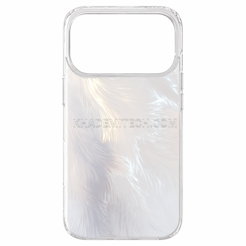 قاب آیفون مدل IPHONE 17 ProMax FEATHER نقره ای