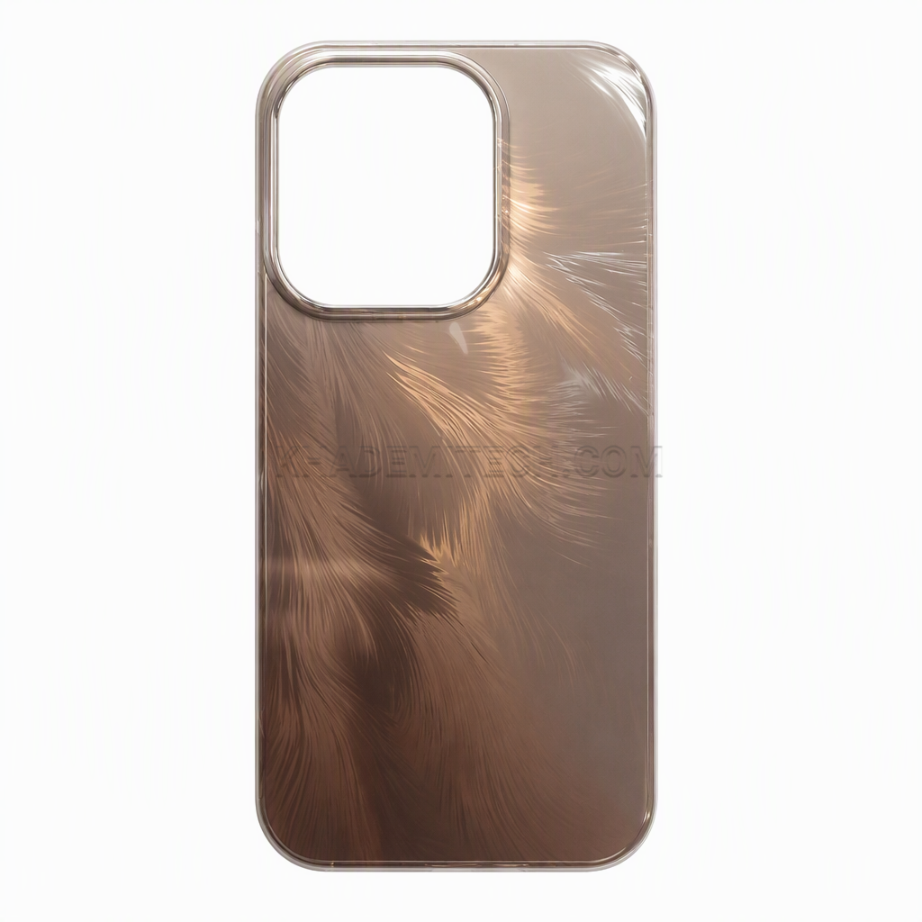 قاب شیائومی مدل XIAOMI REDMI 15C FEATHER قهوه ای