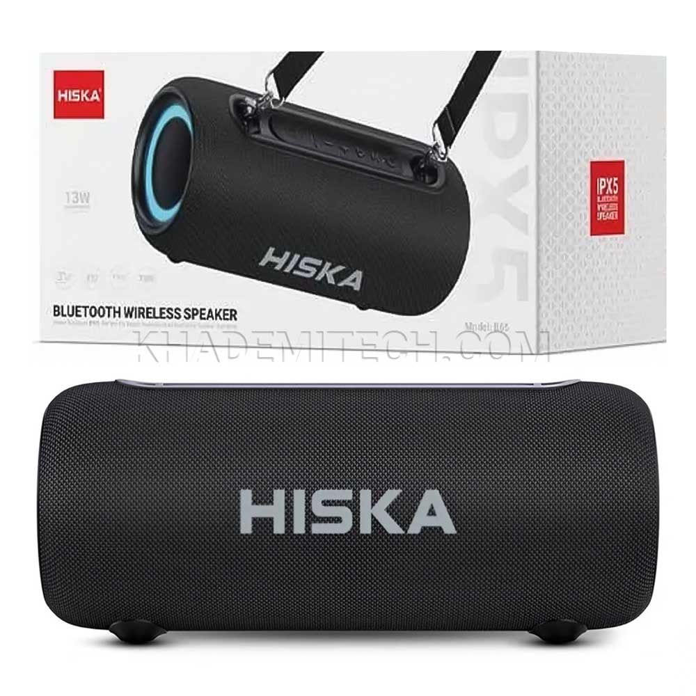 اسپیکر بلوتوثی پرتابل هیسکا مدل HISKA B65 مشکی