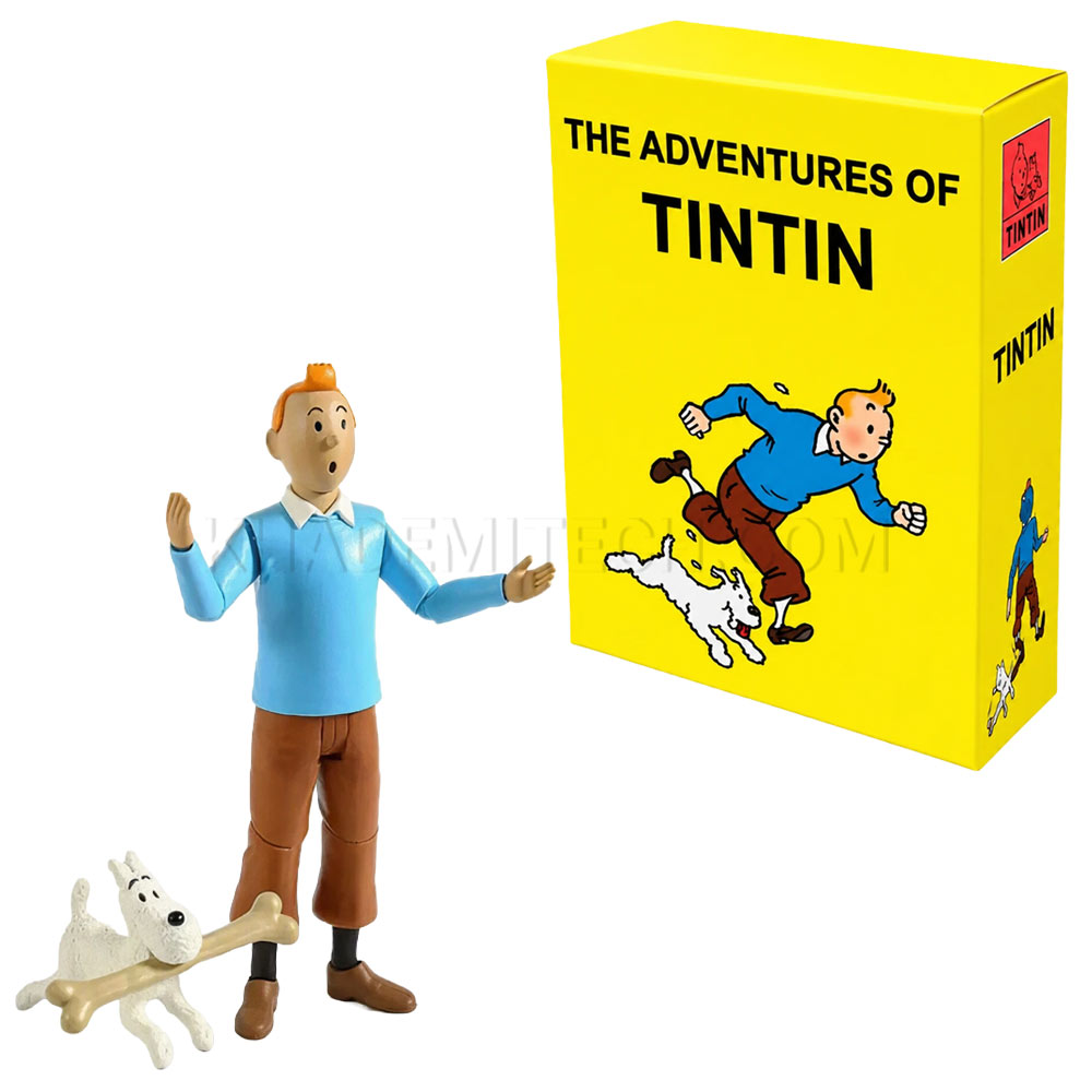 اکشن فیگور تن تن و میلو مدل Tin Tin & Milou اورجینال