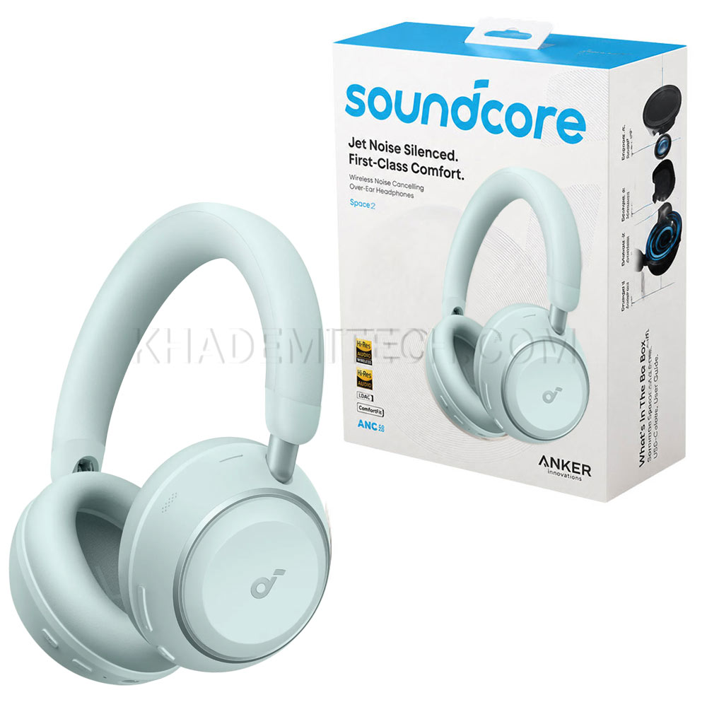 هدست بی سیم انکر مدل ANKER Soundcore Space2 D1402Z61 سبز
