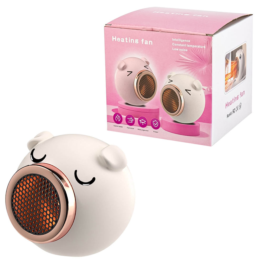 هیتر برقی مدل HEATING FAN فانتزی طرح خوک سفید