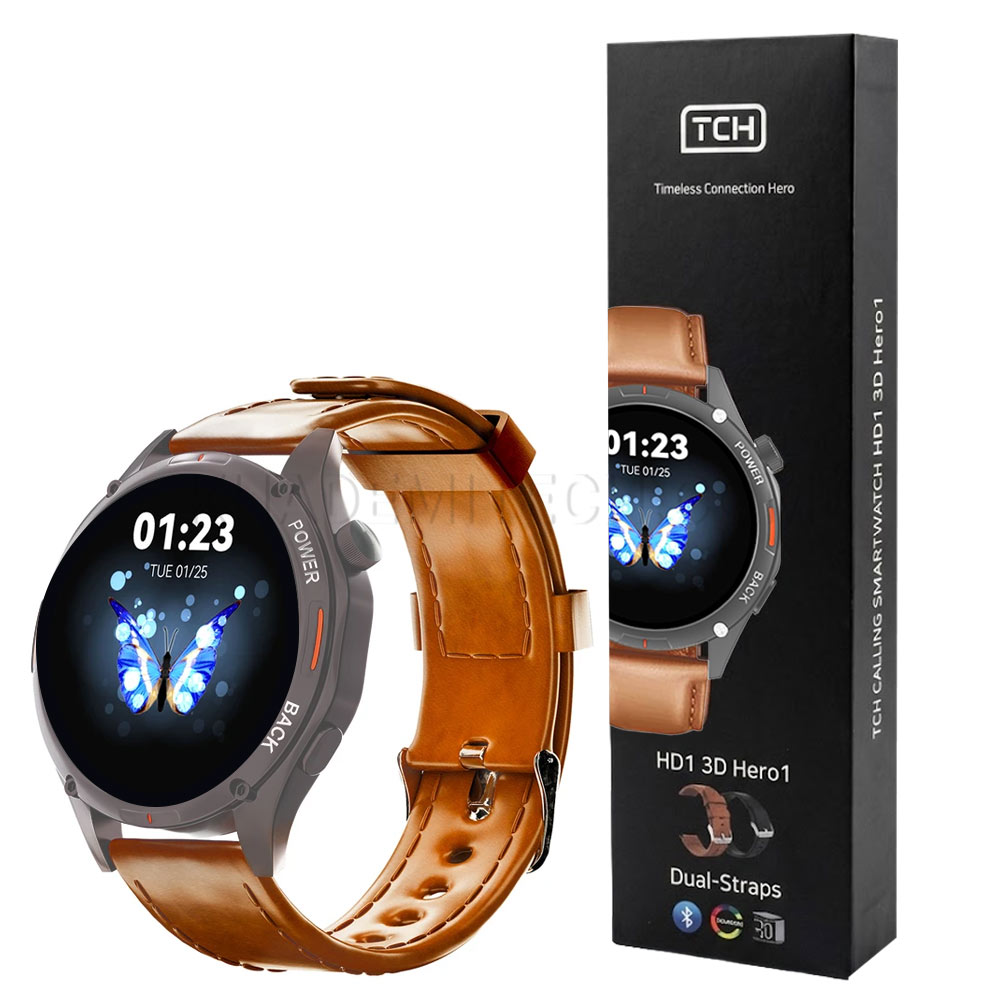 ساعت هوشمند تی سی اچ مدل TCH HD1 3D Smart Watch HERO1 47MM طوسی