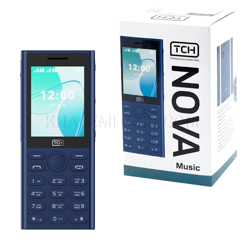 گوشی موبایل دکمه ای تی سی اچ مدل TCH NOVA 8MB 2 SIM سرمه ای