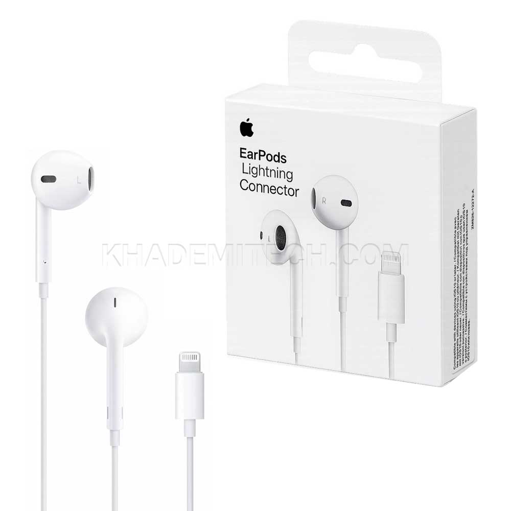 هندزفری سیم دار لایتنینگ آیفون مدل IPHONE LIGHTNING ORIGINAL A1748