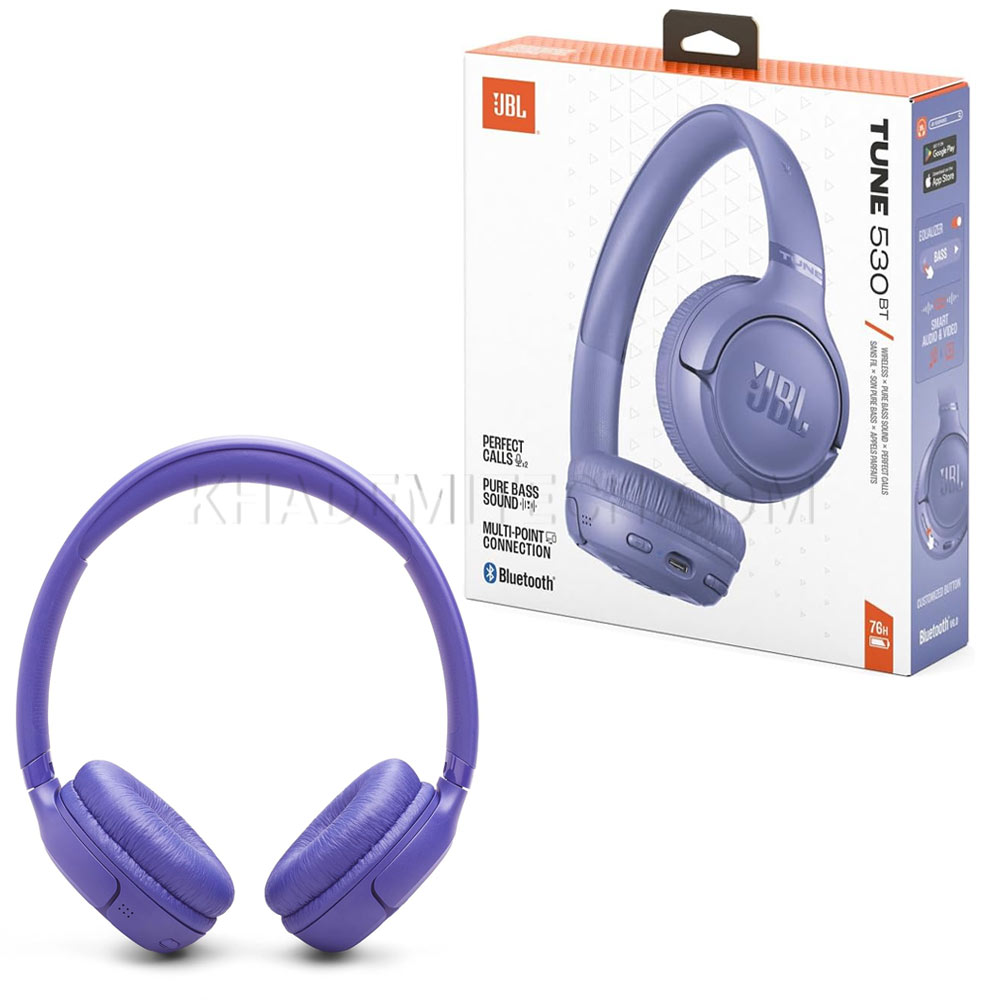 هدست بی سیم جی بی ال مدل JBL TUNE 530BT یاسی